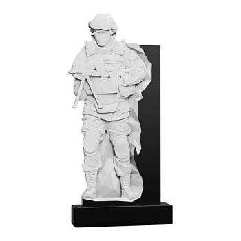 Гранитный памятник "Воин-019"