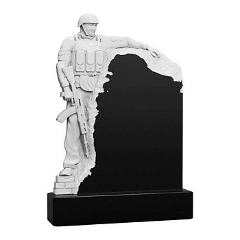Гранитный памятник "Воин-017"